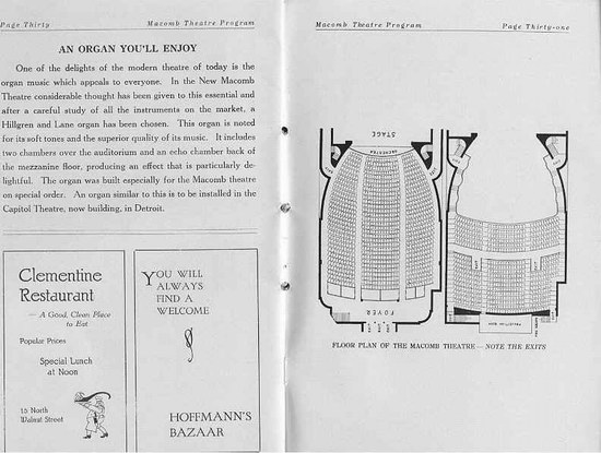 Emerald Theatre - Old Theatre Program (newer photo)